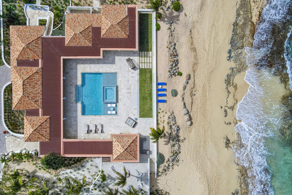 A louer villa 3 chambres Terres Basses Saint Martin_ Vue aérienne - 40